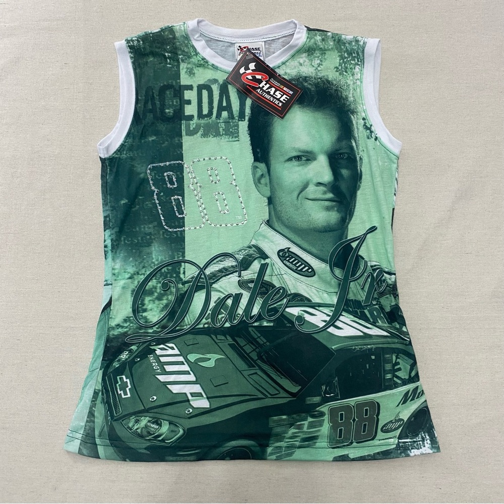 NWT Nascar Chase Authentics For Women Dale Earnhardt Junior Shirt Women's Sz S